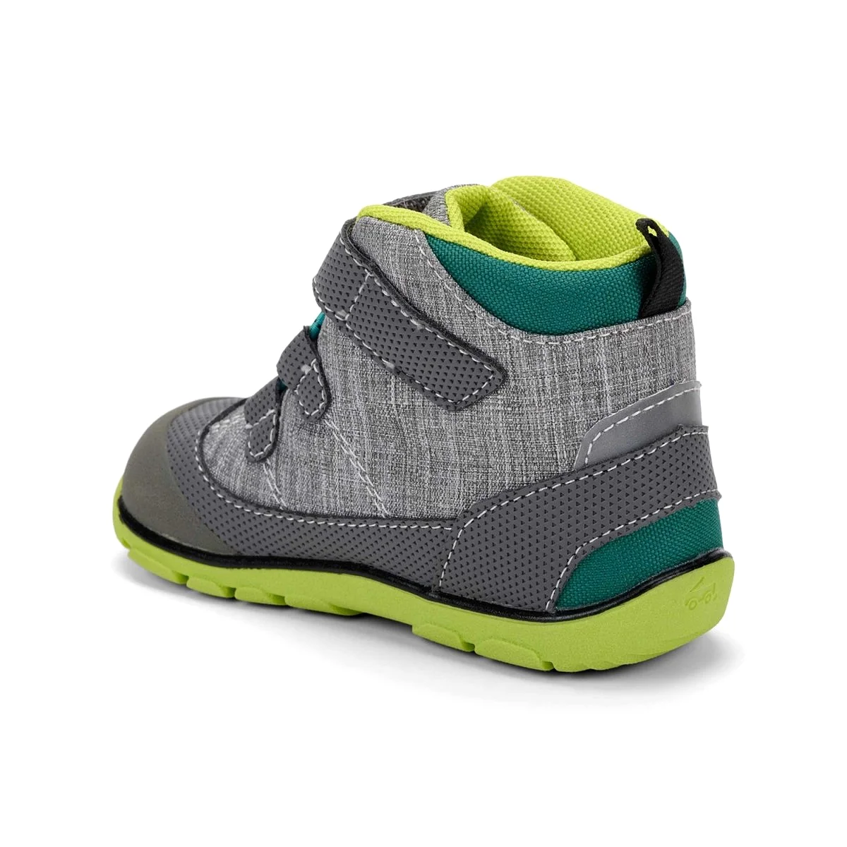 See Kai Run Toddler's Sam 2 Grey/Lime Waterproof