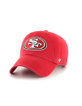 SF 49ers Basic Cap, Red/Red