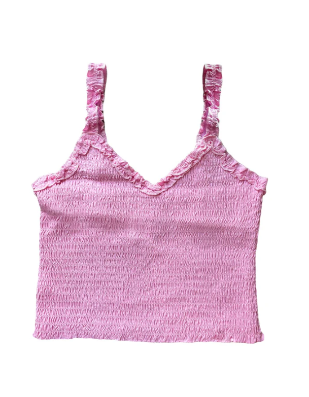 Shari Smocked Tank