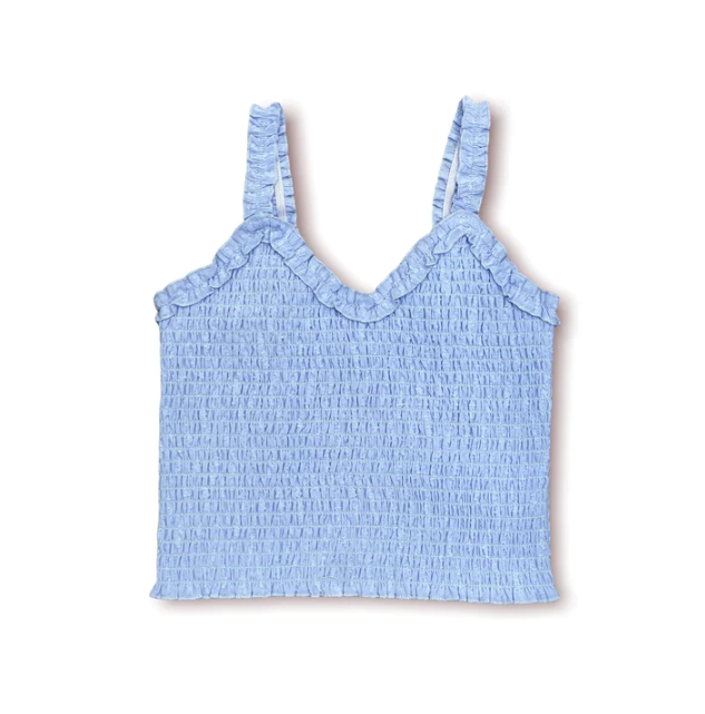 Shari Smocked Tank