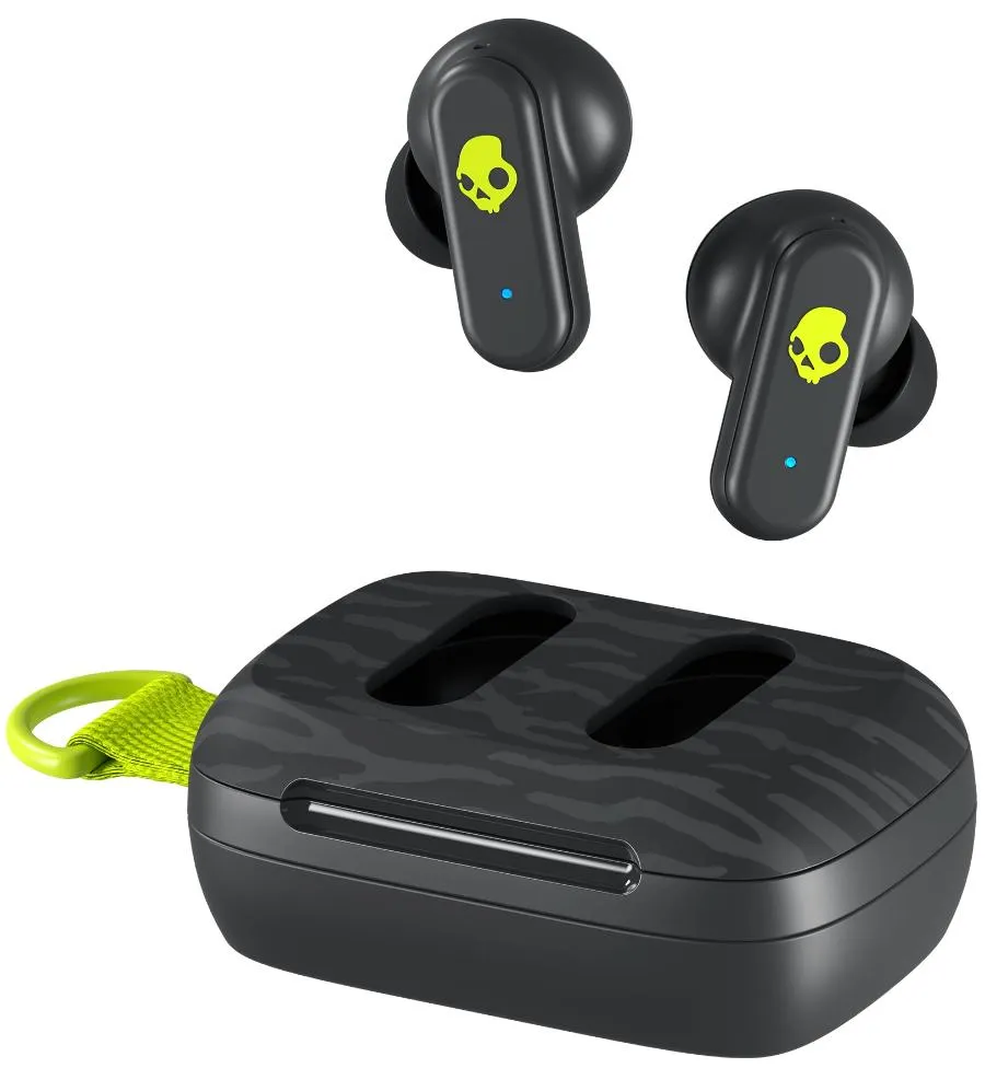 SkullCandy Dime 3 True Wireless Earbuds (Acid Snow Black)