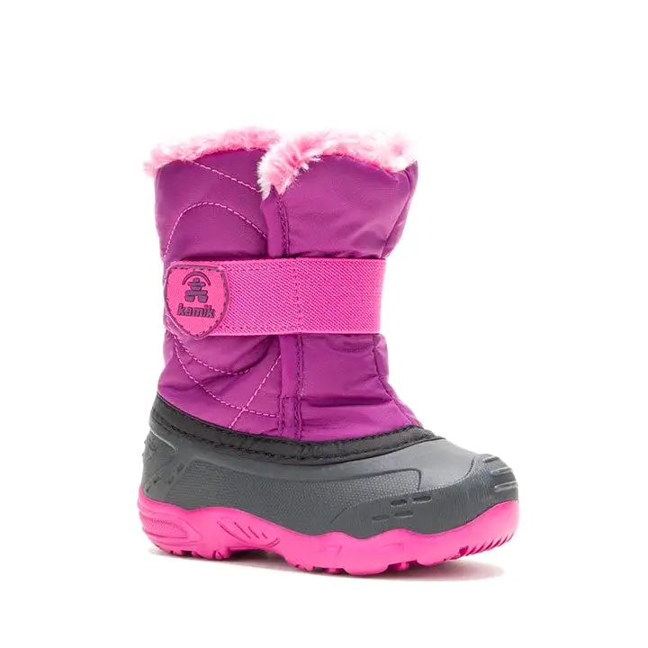 Snowbug Fur2 Toddler Snow Boot - Grape