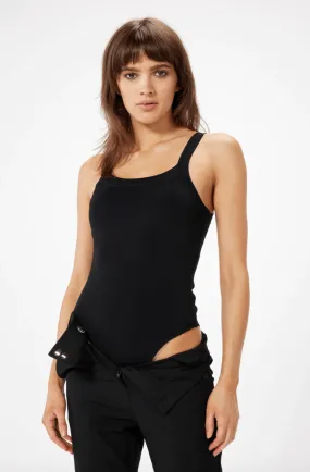 Sophie Rue Square Neck Bodysuit in Black