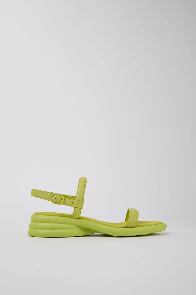 Spiro Green leather sandals for women