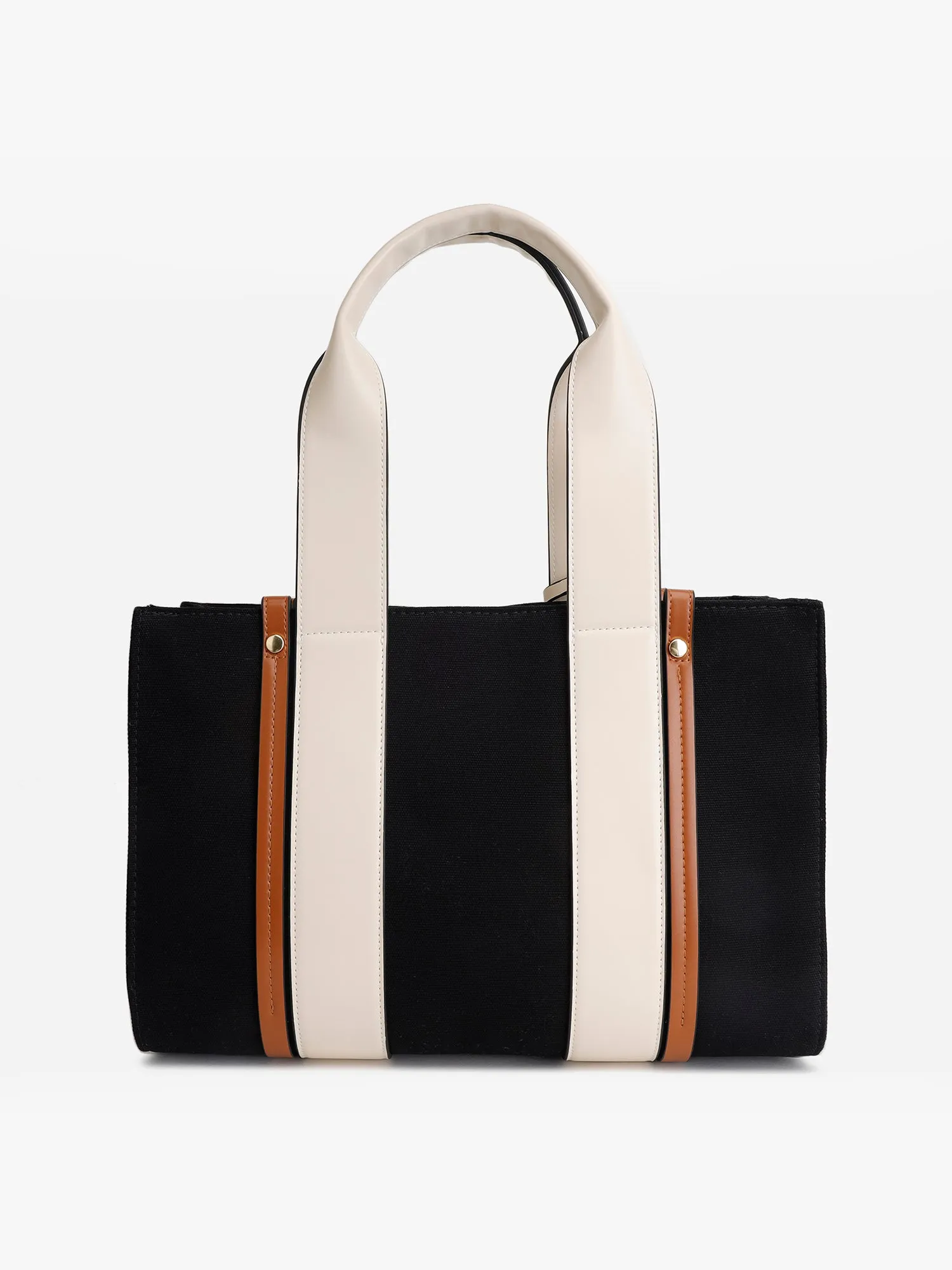 Statement Cotton Canvas Tote Bag