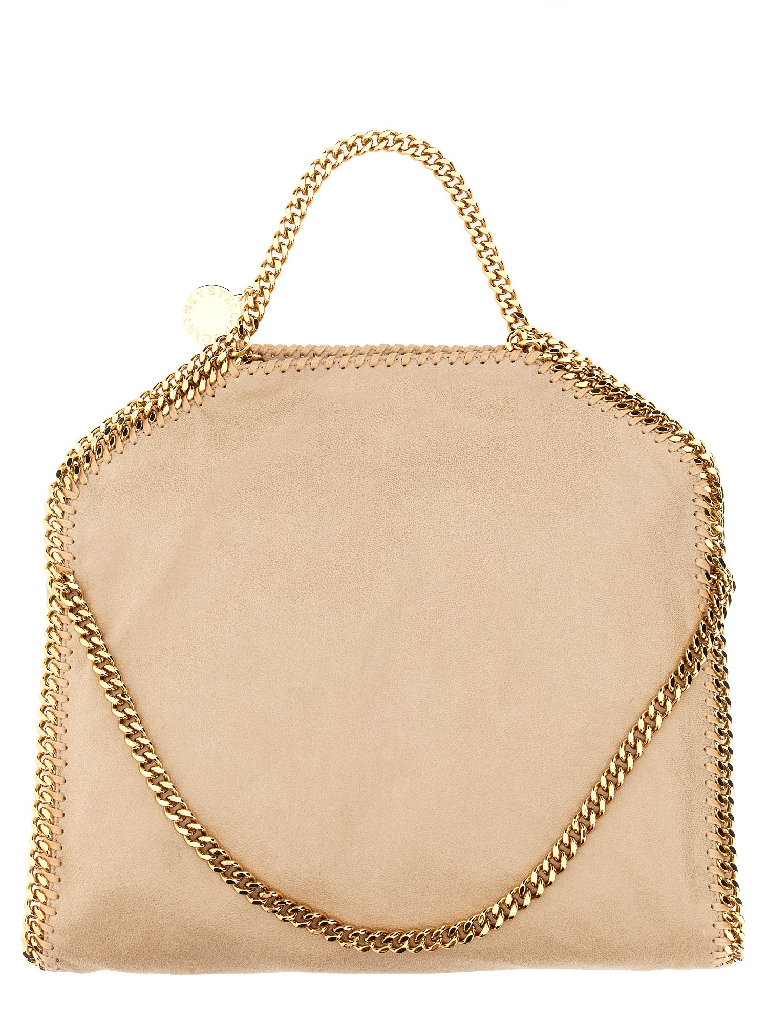 STELLA McCARTNEY    FALABELLA FOLD OVER TOTE BAG IN SHAGGY DEER