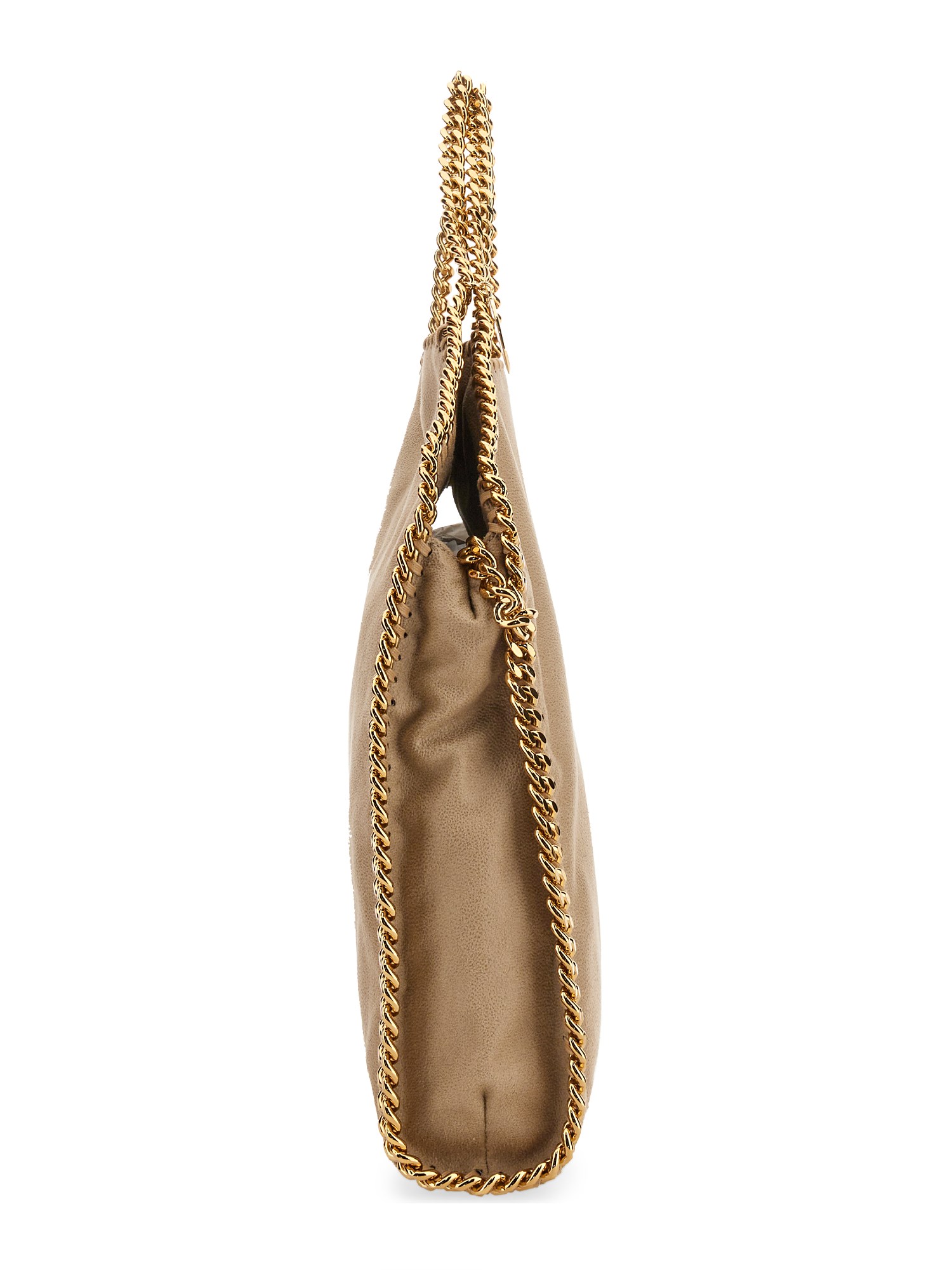 STELLA McCARTNEY    FALABELLA FOLD OVER TOTE BAG IN SHAGGY DEER