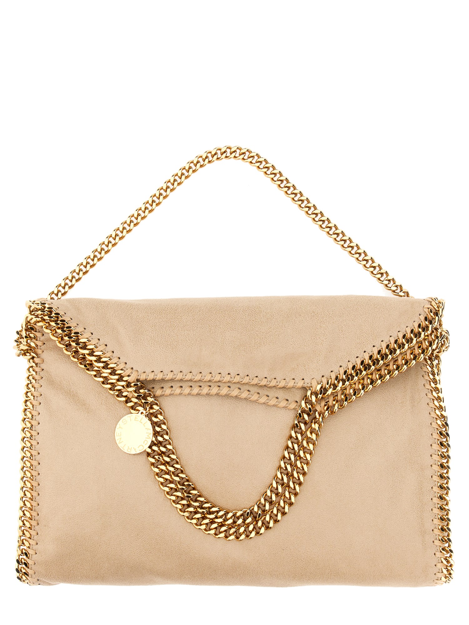 STELLA McCARTNEY    FALABELLA FOLD OVER TOTE BAG IN SHAGGY DEER