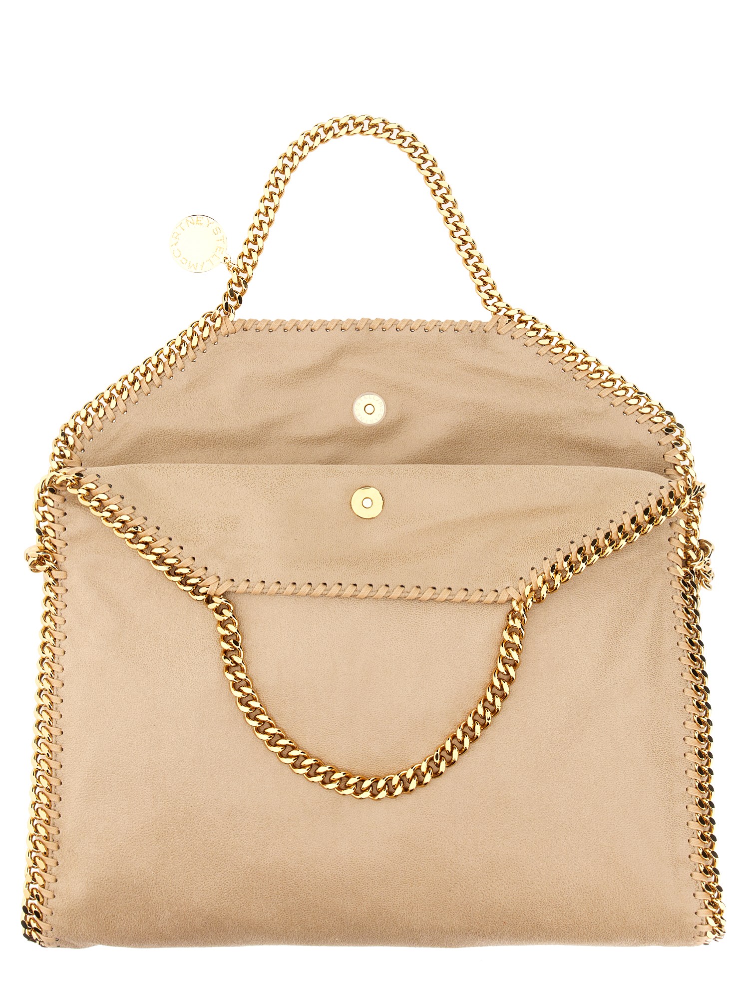 STELLA McCARTNEY    FALABELLA FOLD OVER TOTE BAG IN SHAGGY DEER