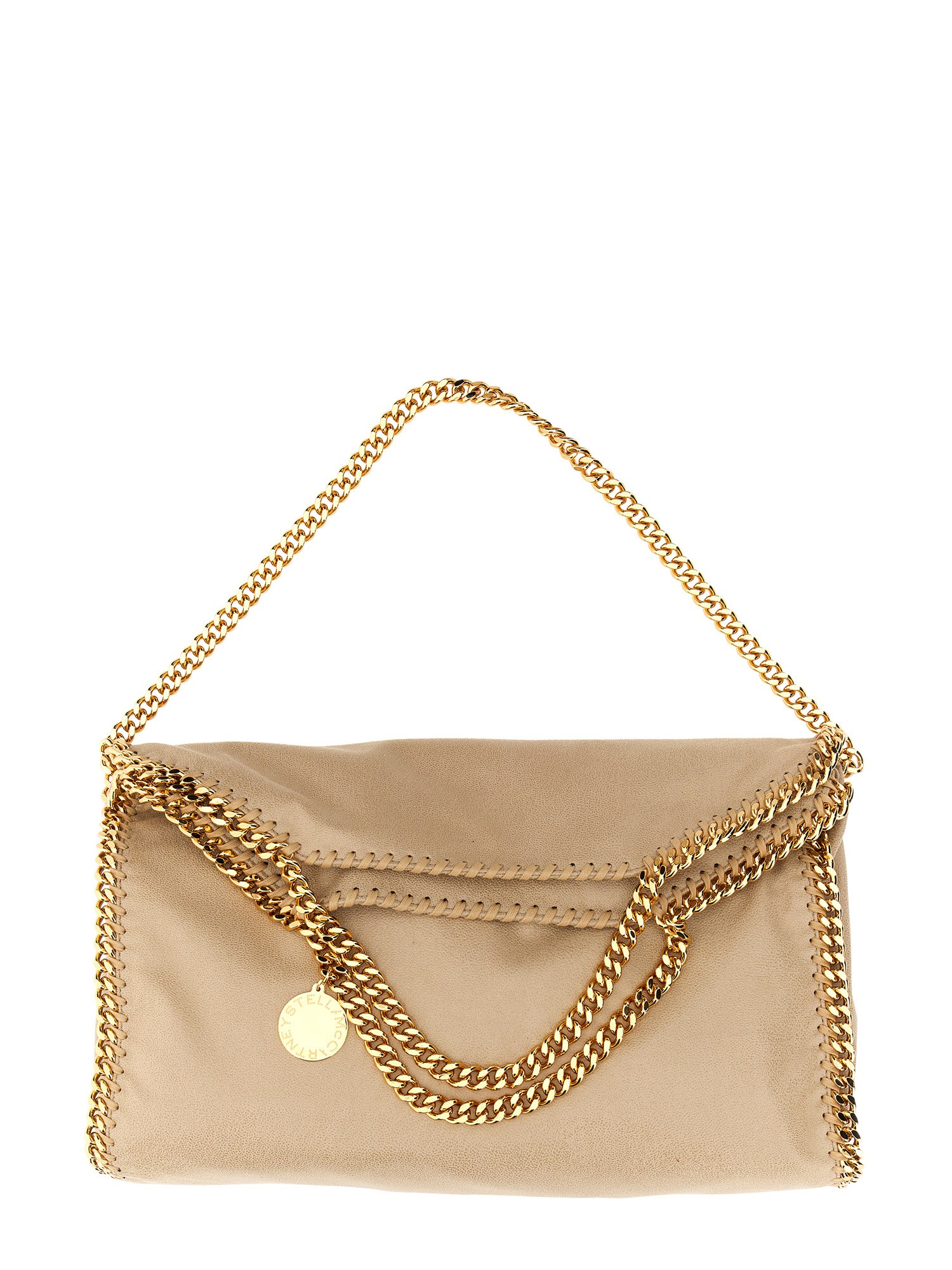 STELLA McCARTNEY    FALABELLA FOLD OVER TOTE BAG IN SHAGGY DEER