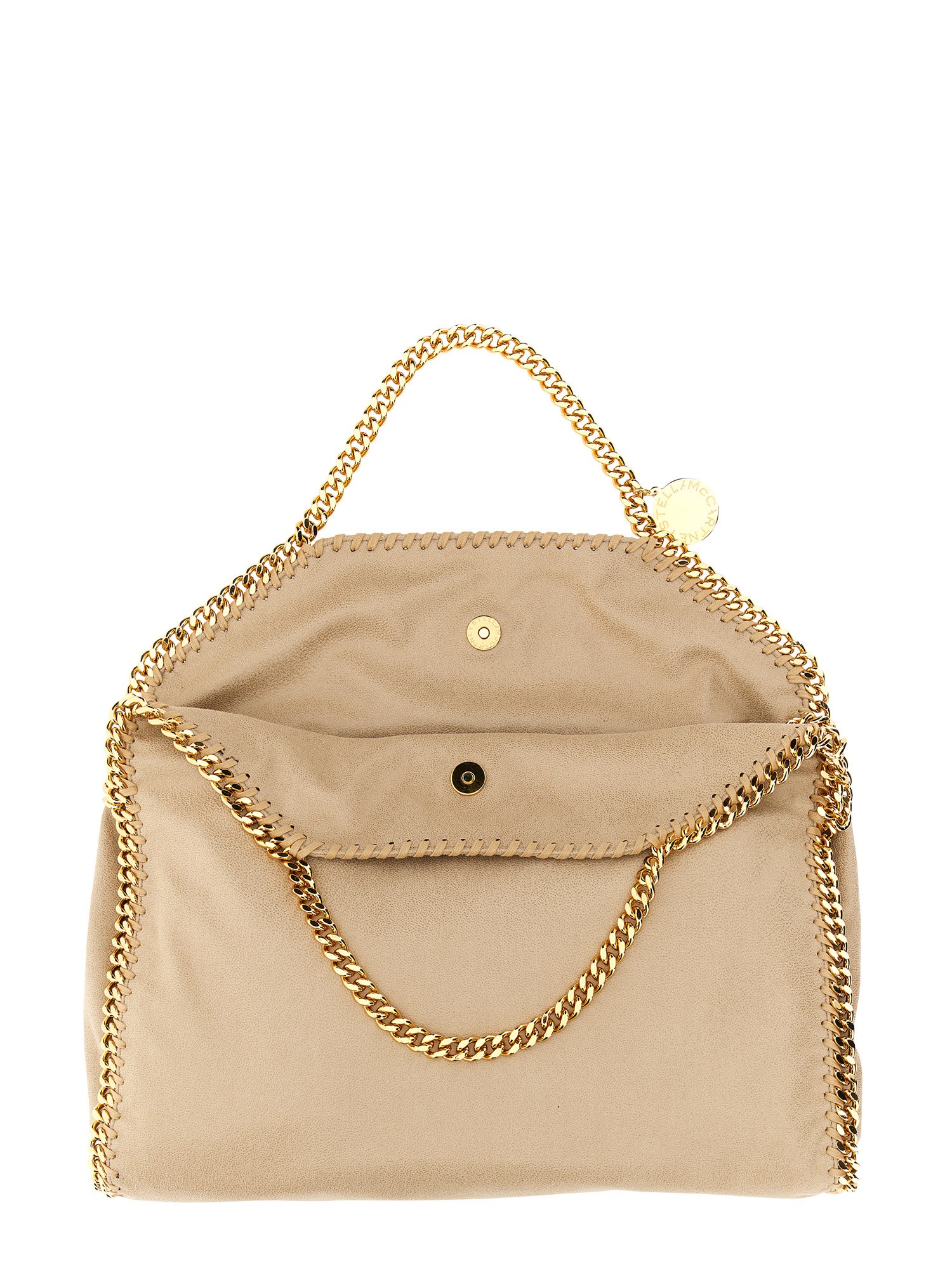 STELLA McCARTNEY    FALABELLA FOLD OVER TOTE BAG IN SHAGGY DEER