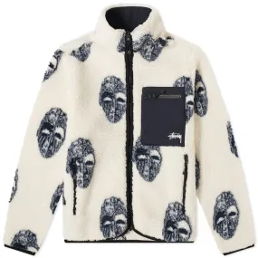 Stussy Mask Jacquard Sherpa SweatNatural