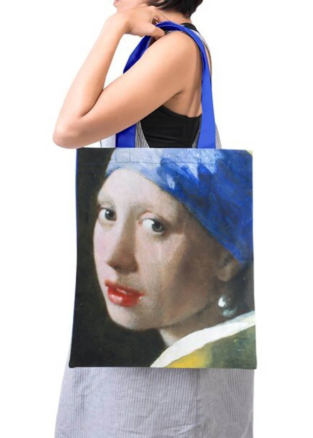 Succubus Art Girl With The Pearl Earring Vermeer Tote Bag