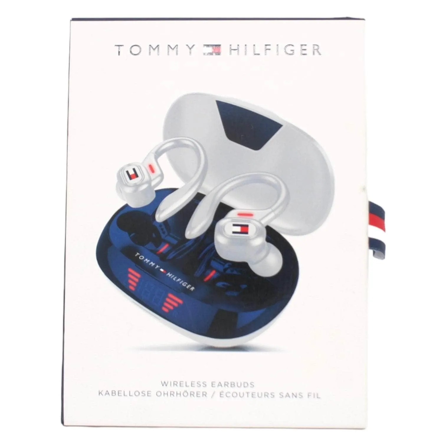 Tommy Hilfiger White Wireless Earbuds