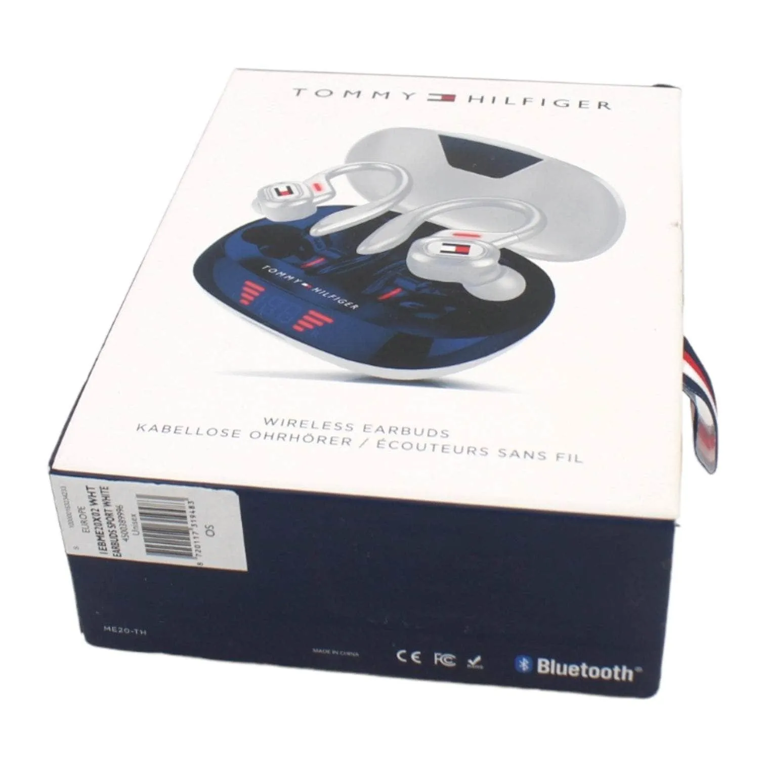 Tommy Hilfiger White Wireless Earbuds