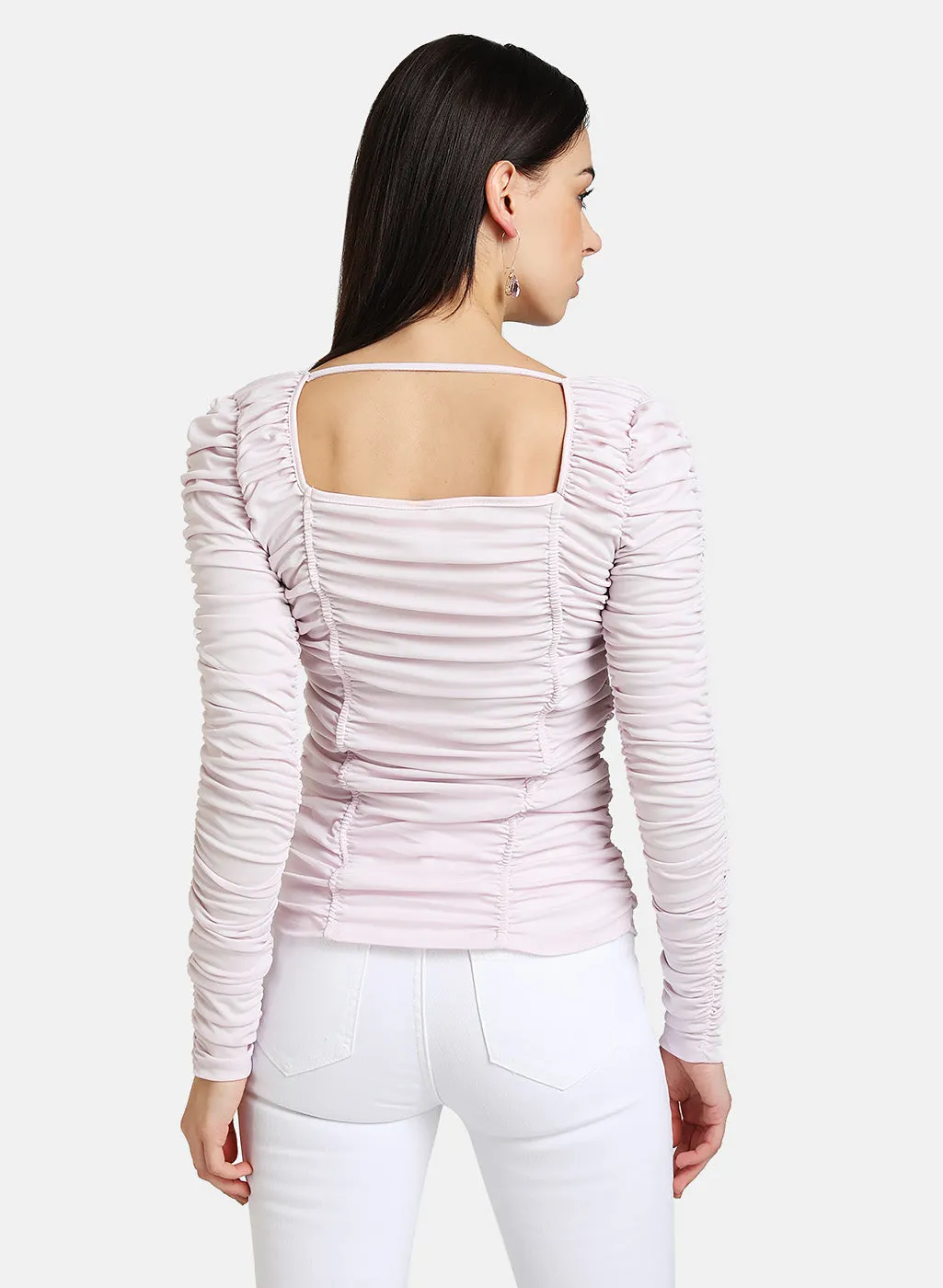 Top With Ruching Detail