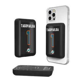 Tua Tagovailoa Miami Dolphins 1 Ready Wireless Mag Power Bank