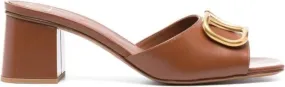 Valentino Garavani VLogo Signature 60mm leather sandals Brown