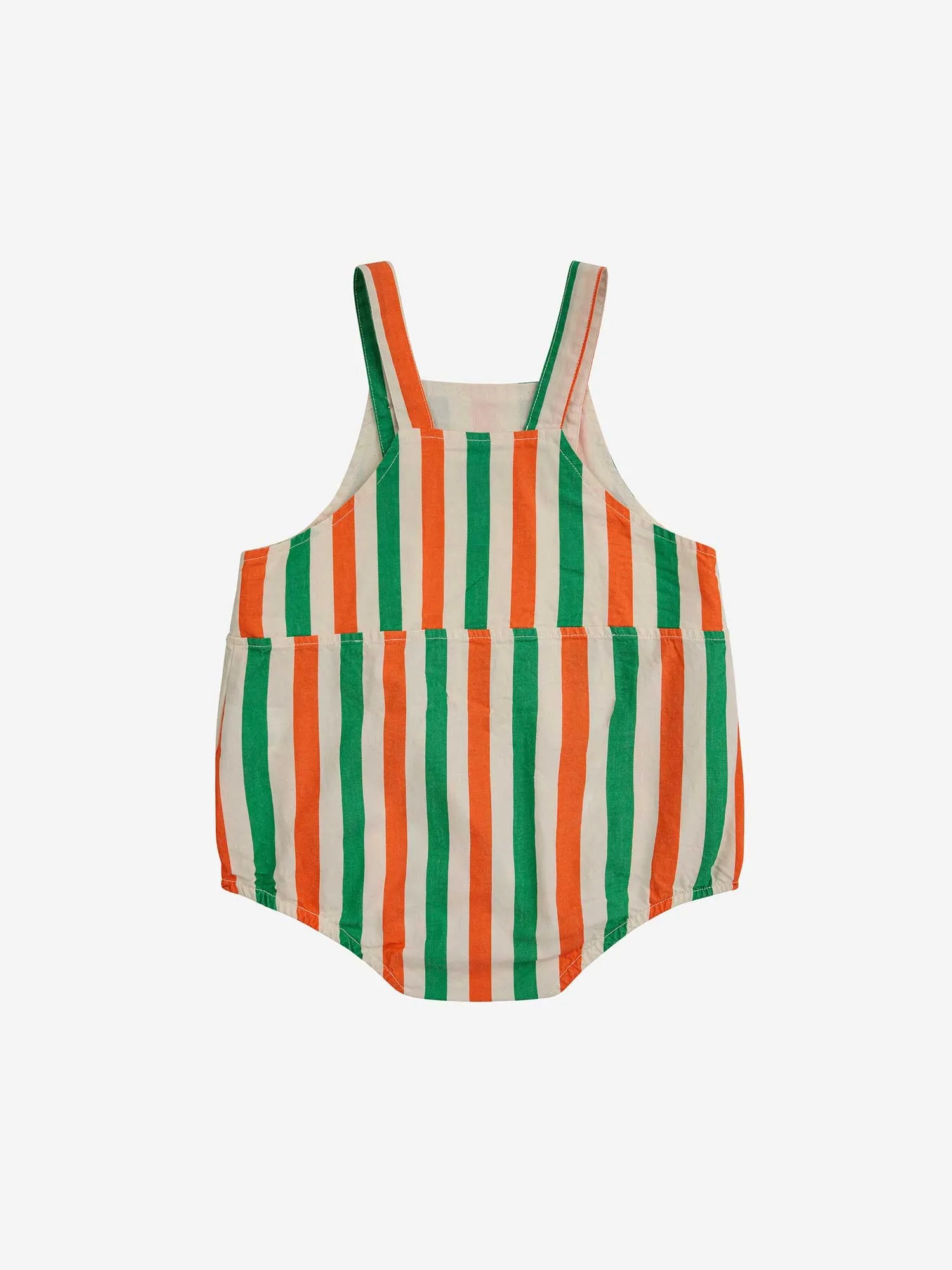 Vertical Stripes Woven Baby Romper