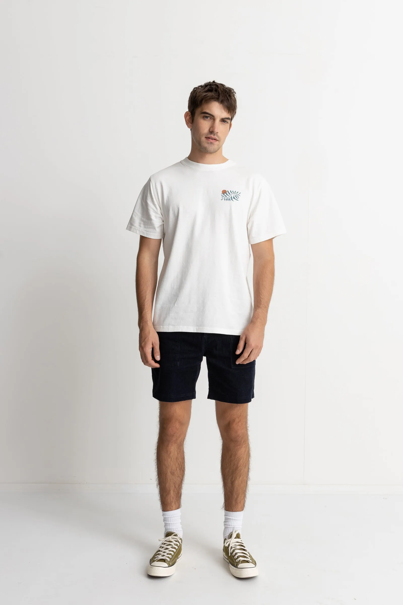 Worn Path Cord Short Dark Navy